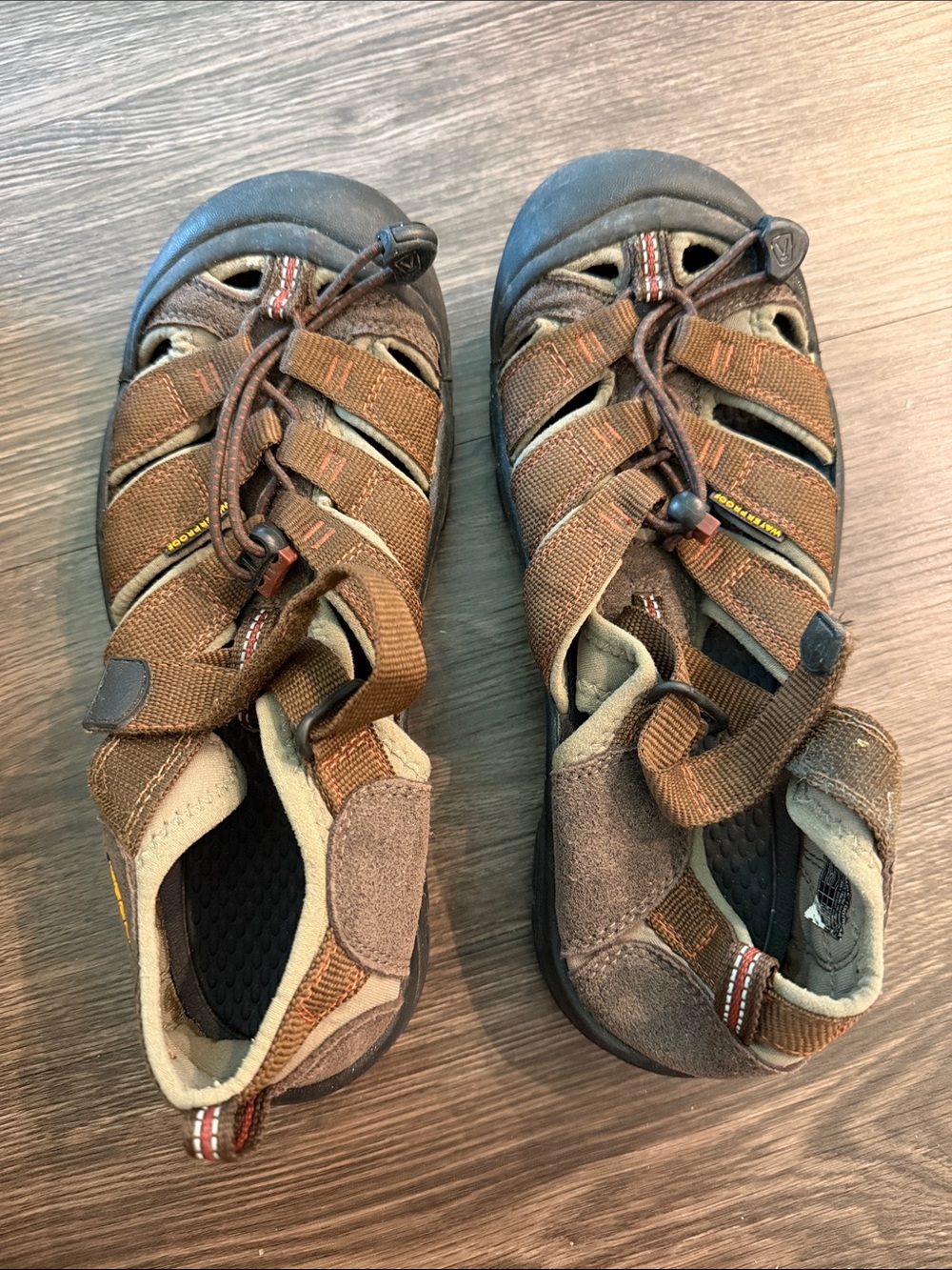 Keen Kids Brown & Tan Closed-Toe Outdoor Sandals